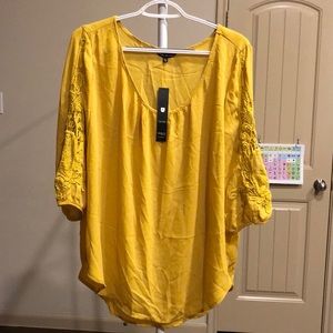 Unique spectrum blouse